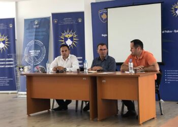 Kryetari i Sindikatës së PK-së, z. Imer Zeqiri dhe nënkryetari z. Avdi Hoti, mbajtën takim pune me kryetarin e Shoqatës Sindikale të DRP – Gjakovë, Z. Bekim Dervishaj dhe bashkëpunëtoret e tij